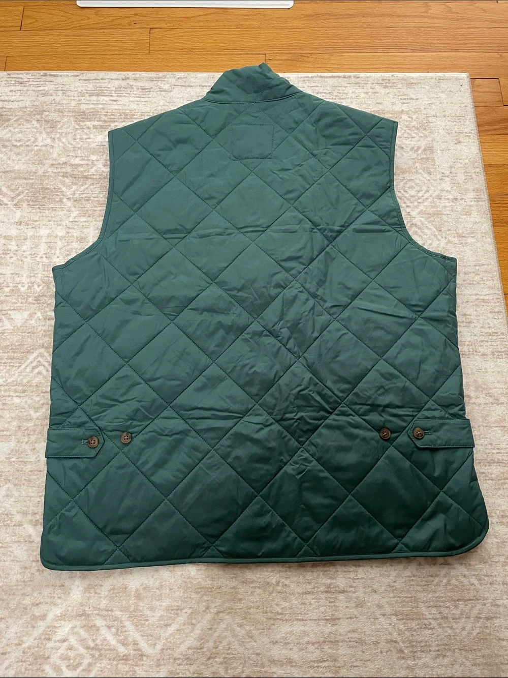 J. Crew quilted green